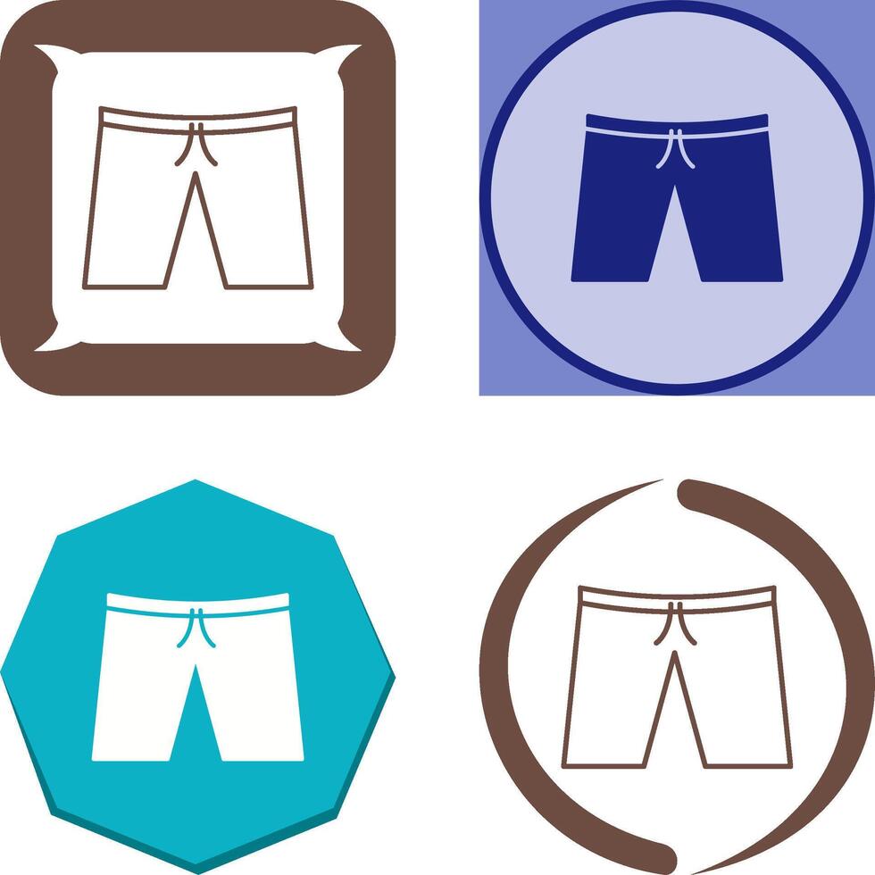 Shorts Icon Design vector