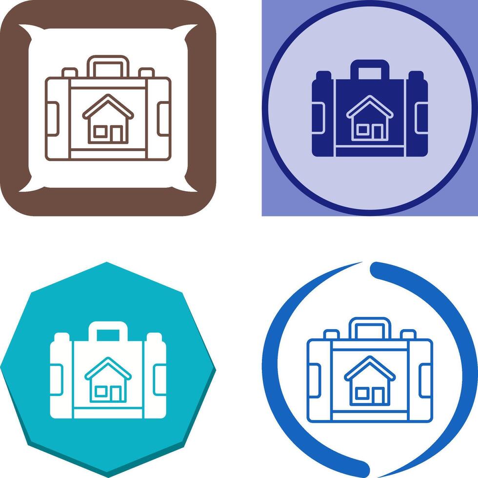 Briefcase Icon Design vector