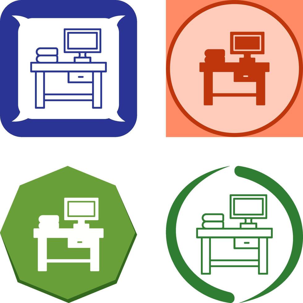 Table Icon Design vector