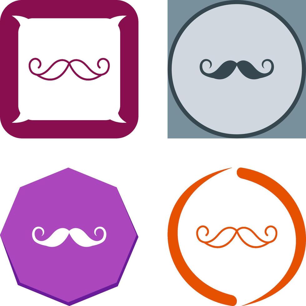 Moustache Icon Design vector