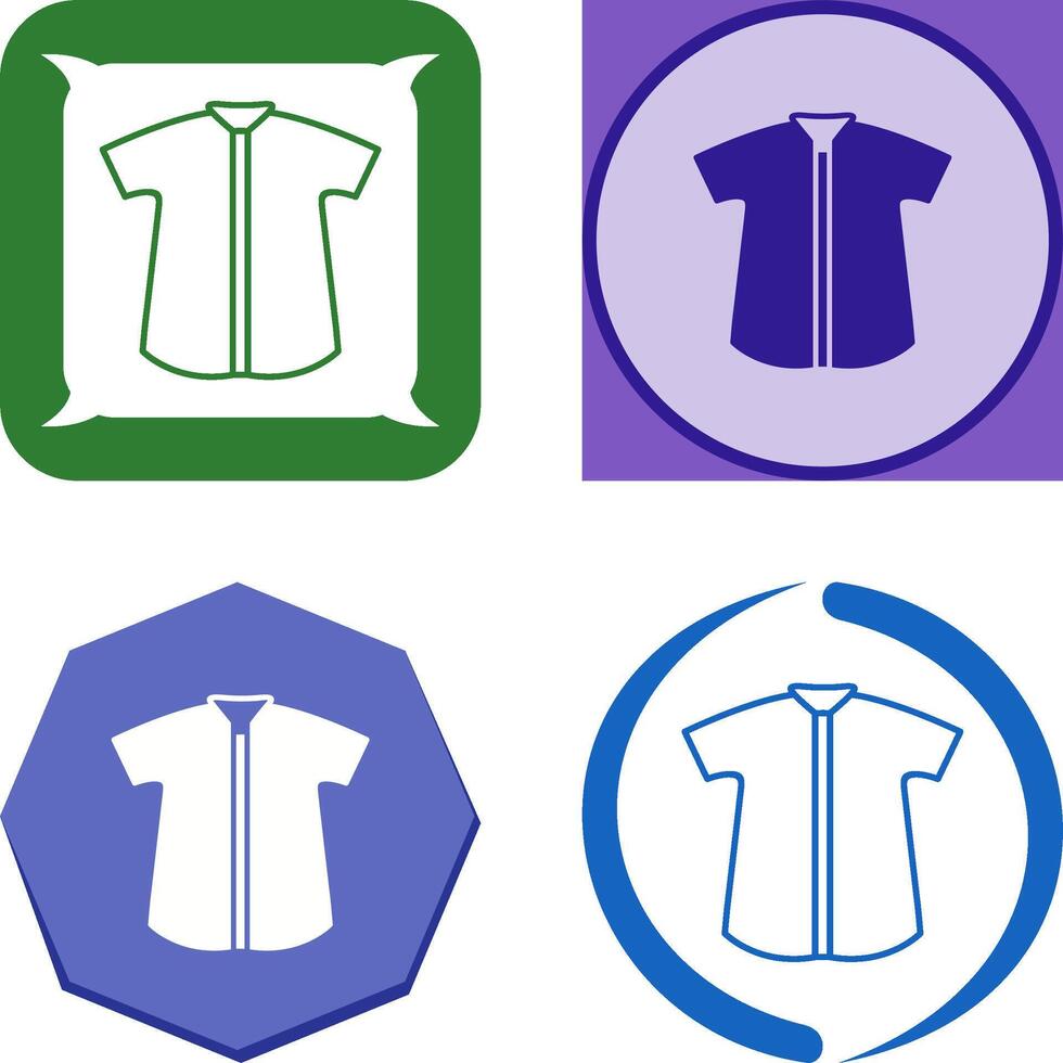 Check Shirt Icon Design vector