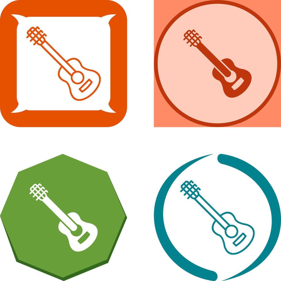 Guitar Icon Design vector