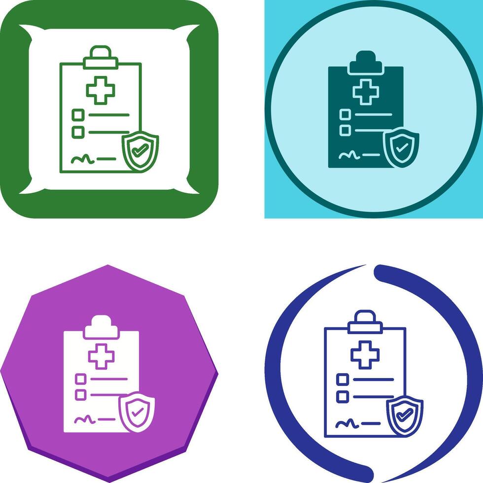Health Protection Icon Design vector