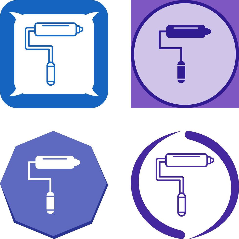 Paint Roller Icon Design vector
