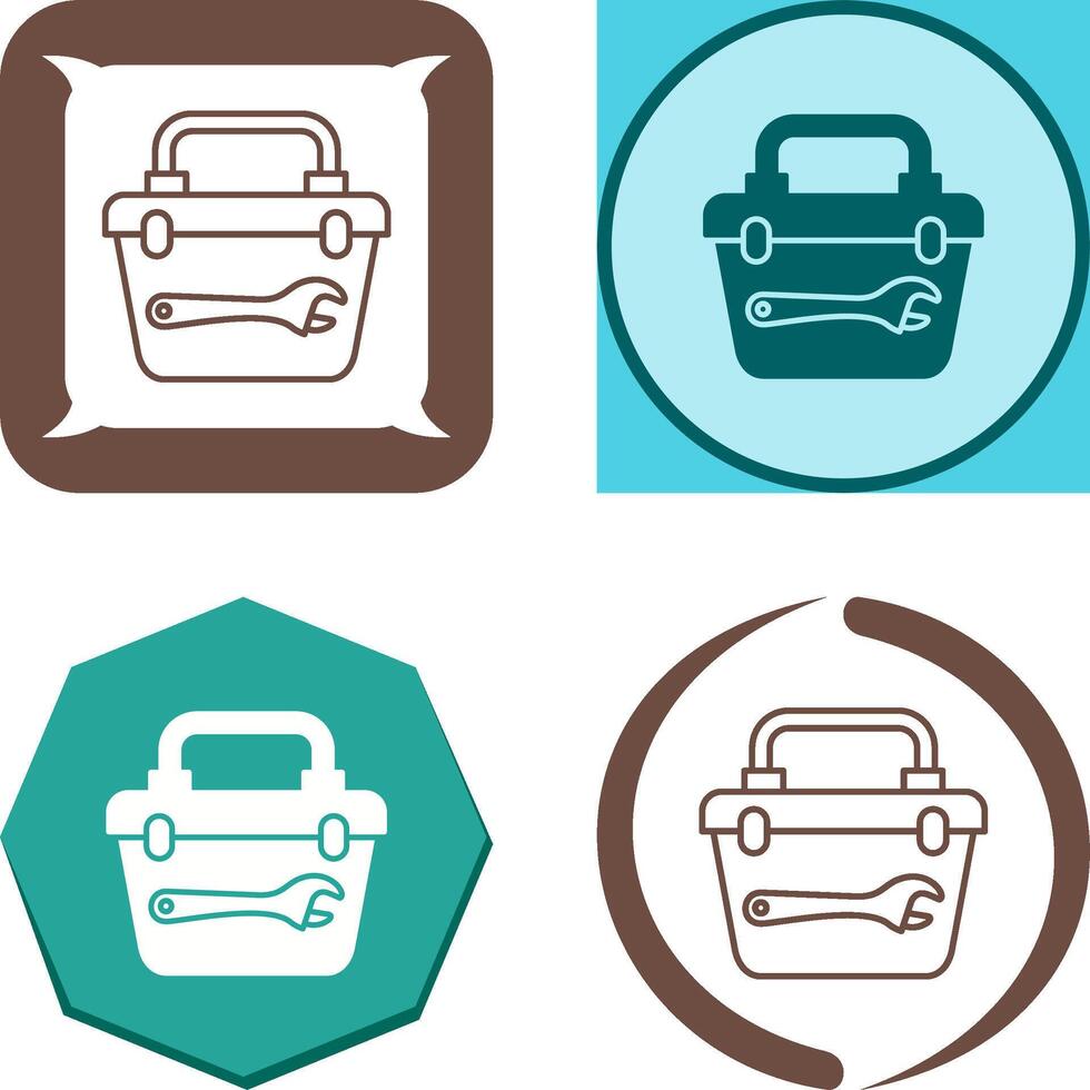 Toolbox Icon Design vector
