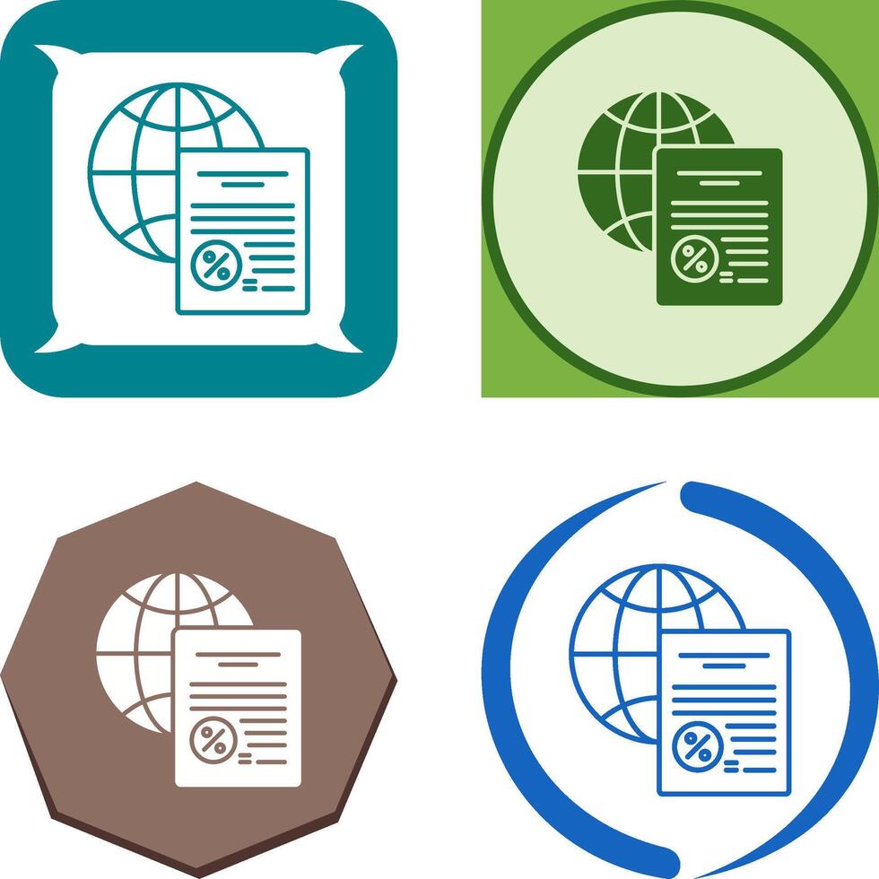 Global Icon Design vector