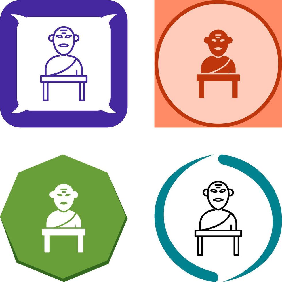 Greek god Icon Design vector