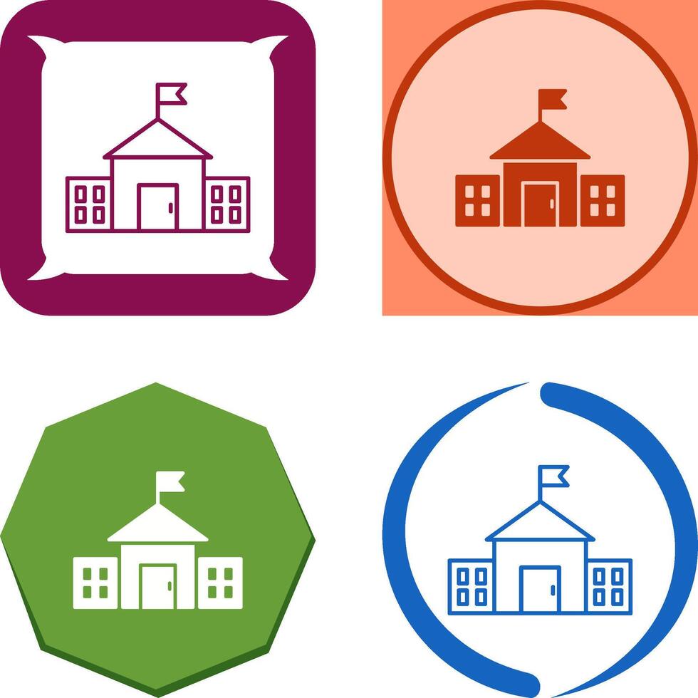 Presidential Building Icon Design vector