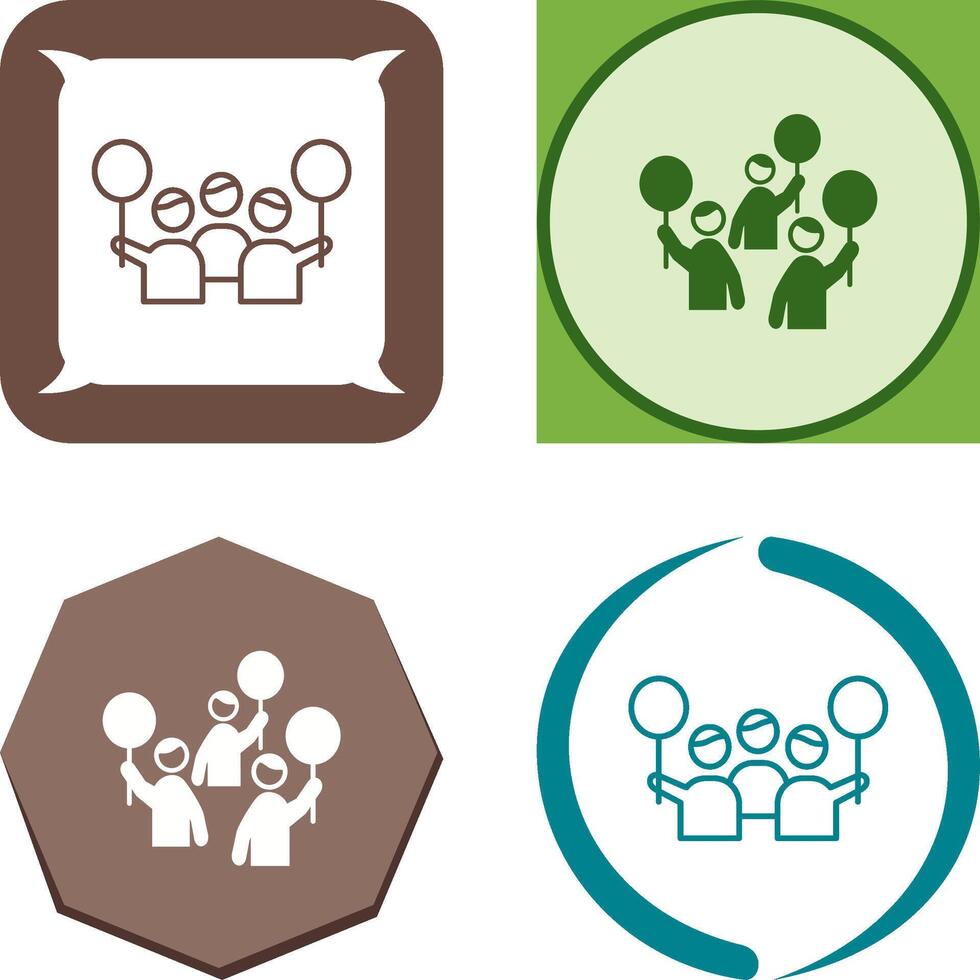 Protest Icon Design vector