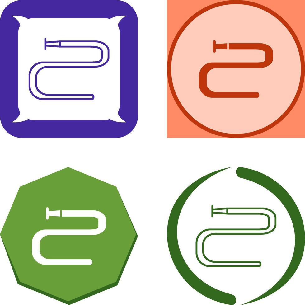 Water Pipe Icon Design vector