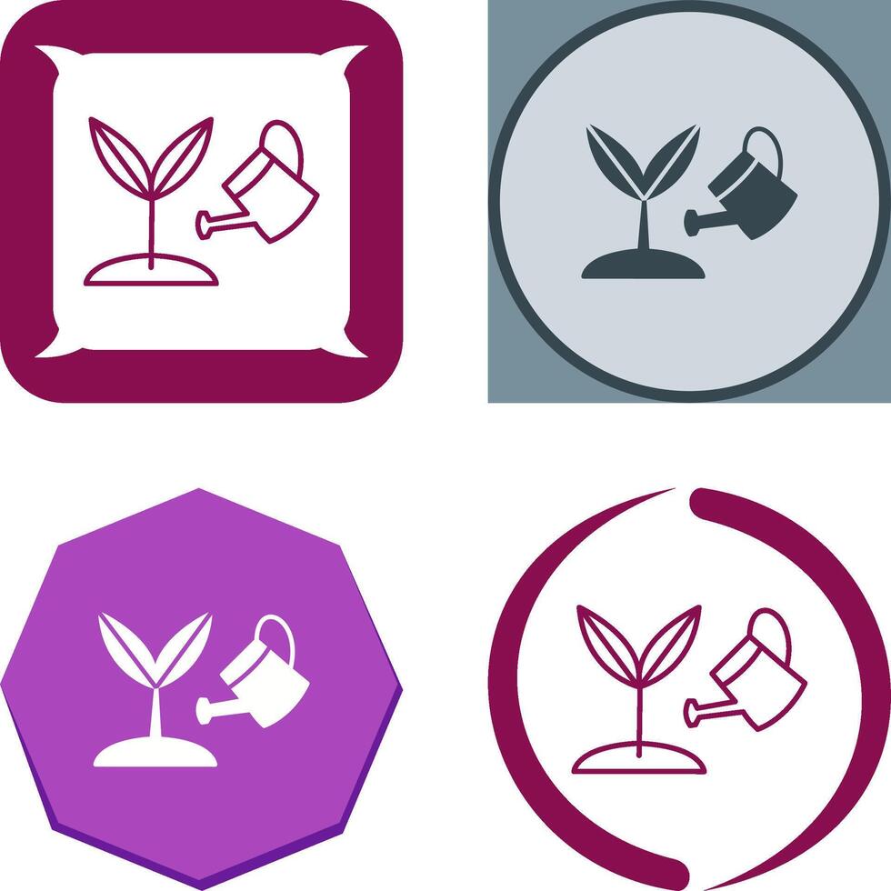 Growing Plant Icon Design vector