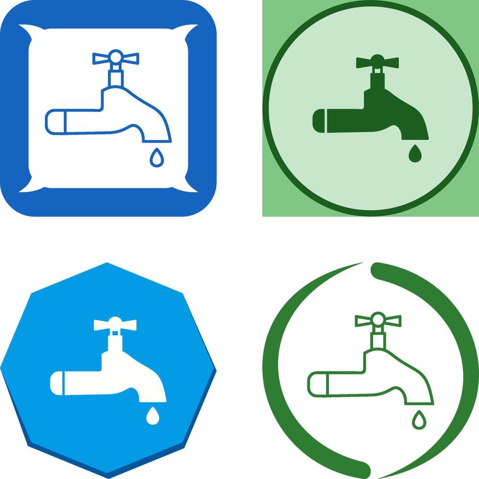 Water Tap Icon Design vector