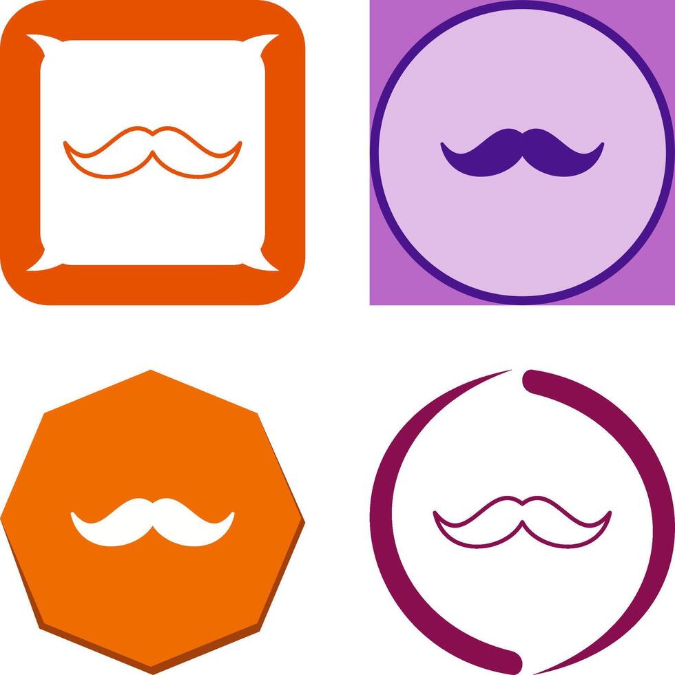 Moustache Icon Design vector