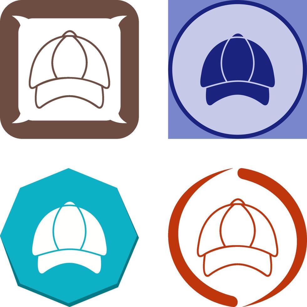 P Cap Icon Design vector