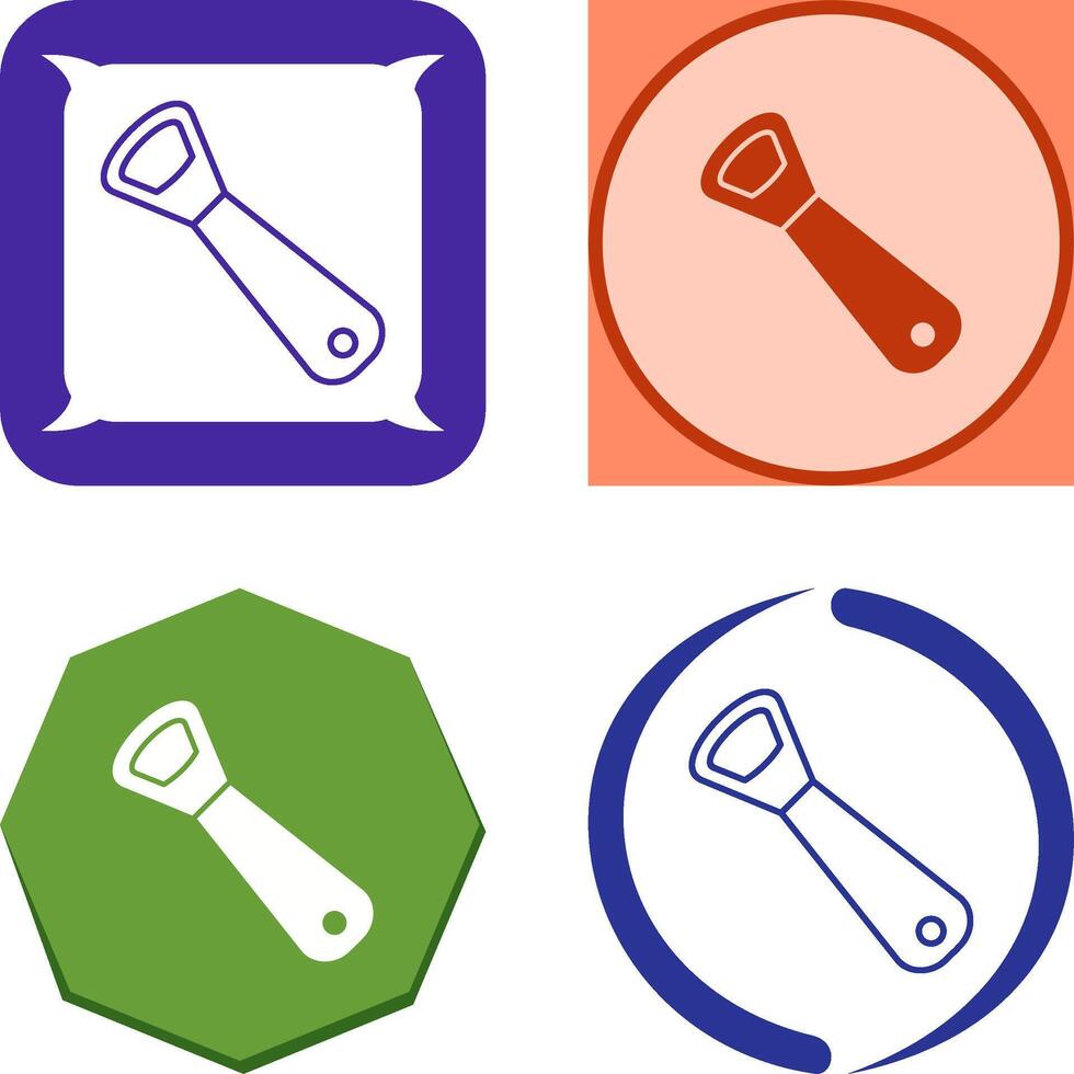 Bottle Opener Icon Design vector
