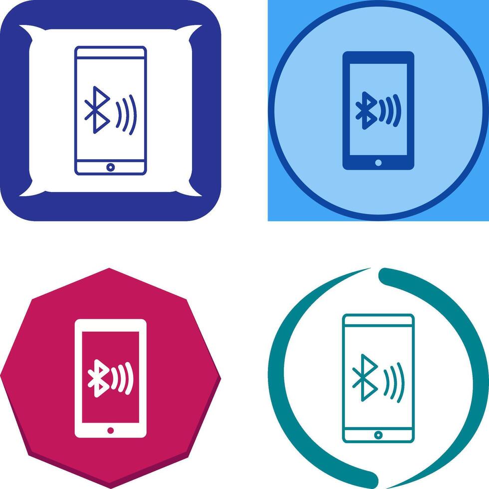 Connected Device Icon Design vector