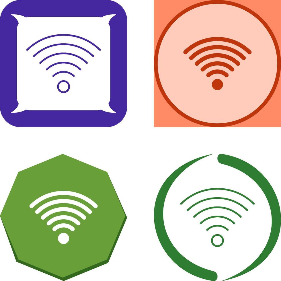 Signal on User Icon Design vector
