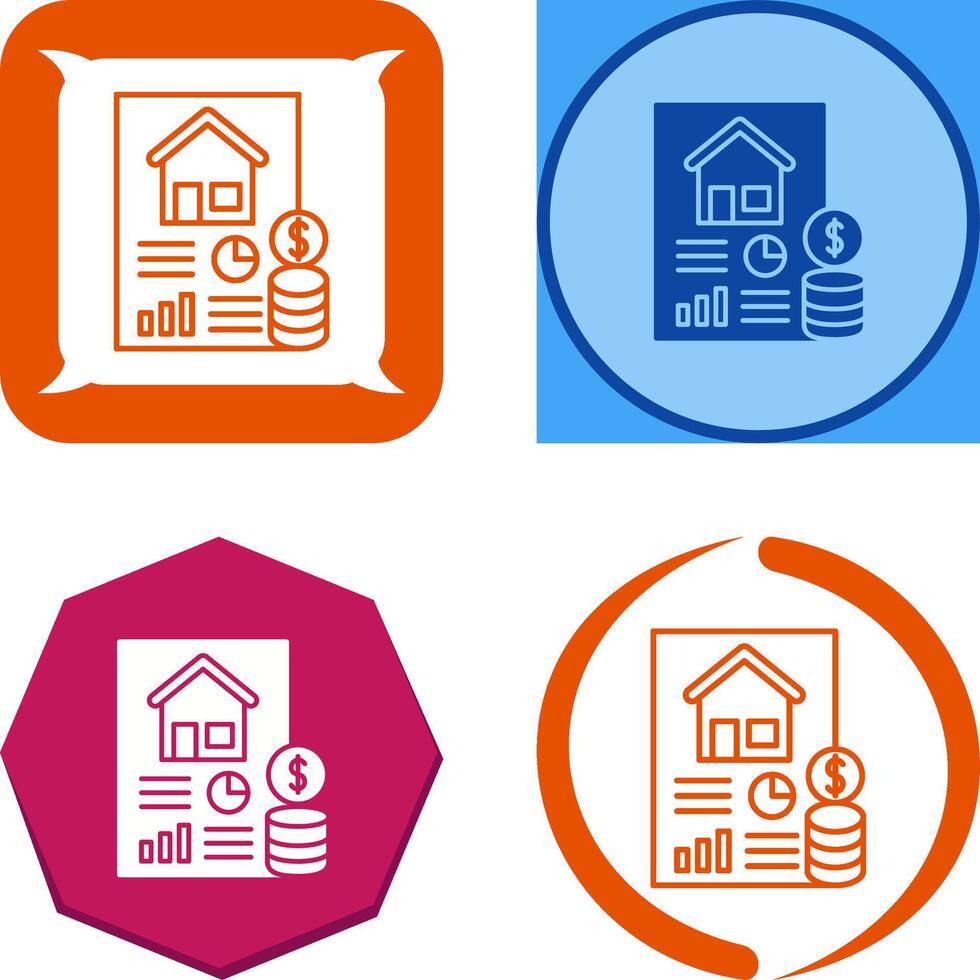 Loan Icon Design vector