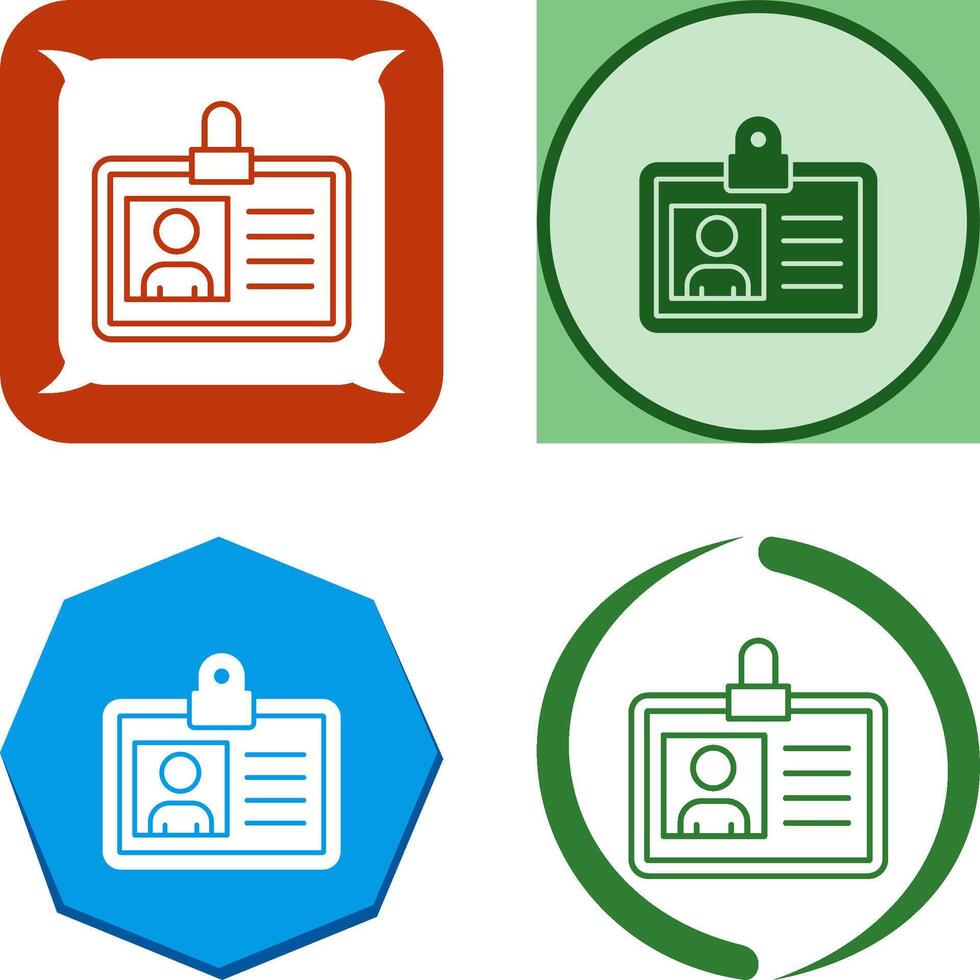 Identity Icon Design vector