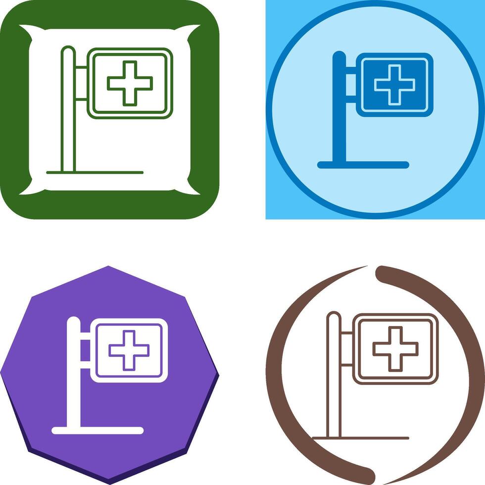 Signboard Icon Design vector
