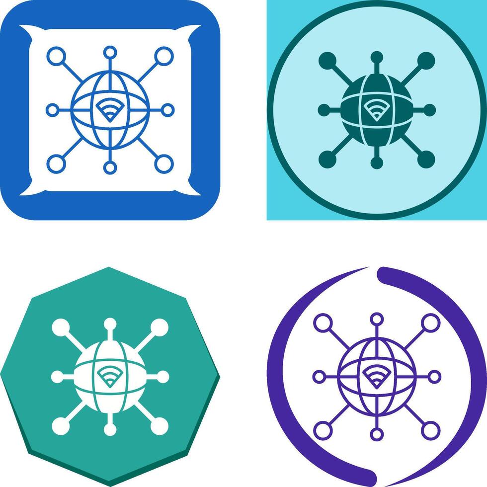 Internet Icon Design vector
