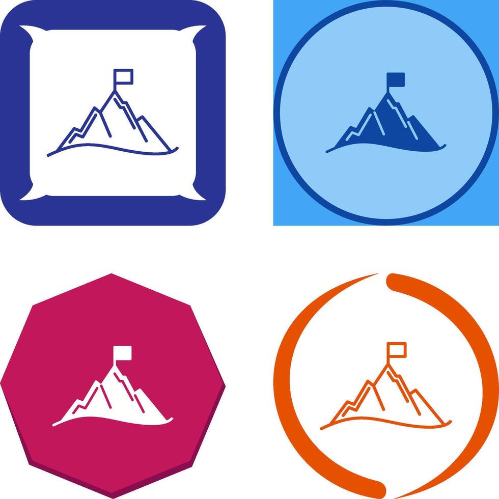 Mission Icon Design vector