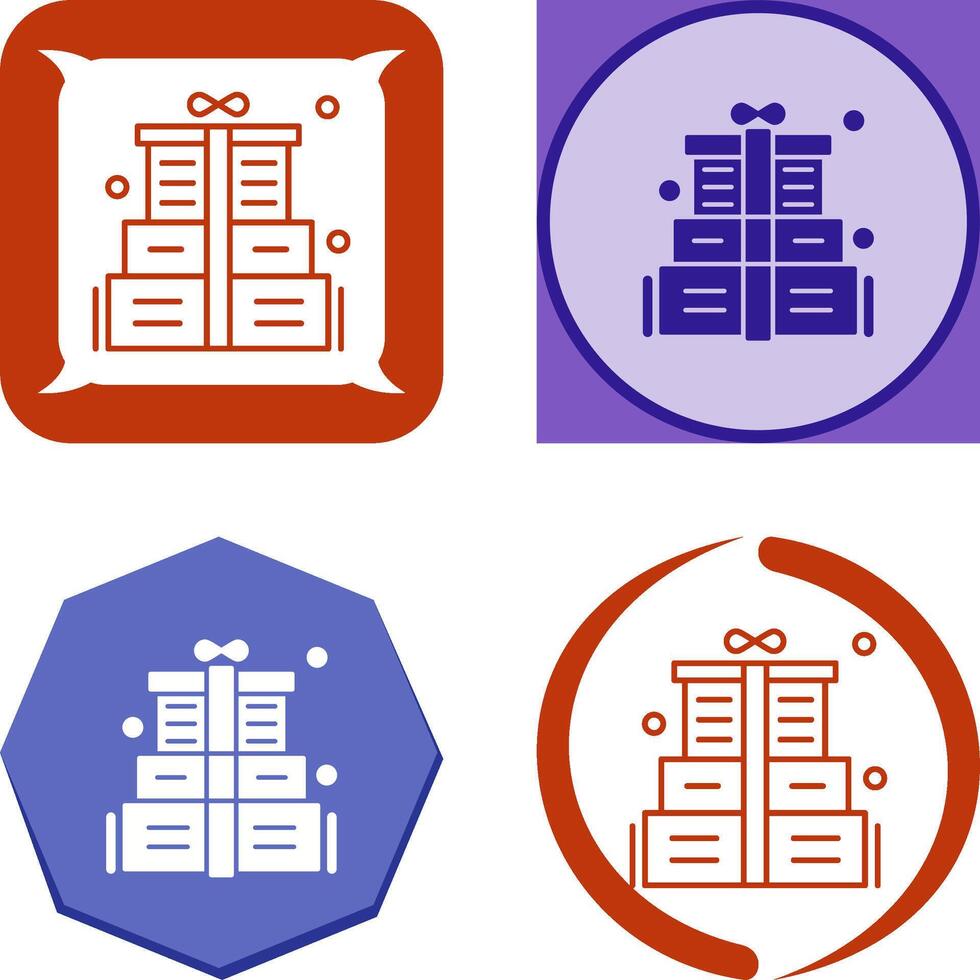 Gift Box Icon Design vector