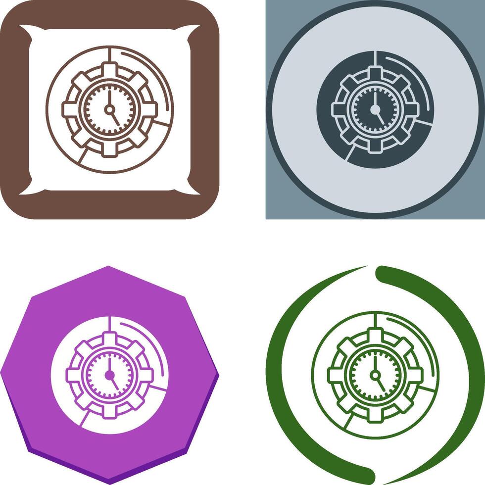 Time Management Icon Design vector