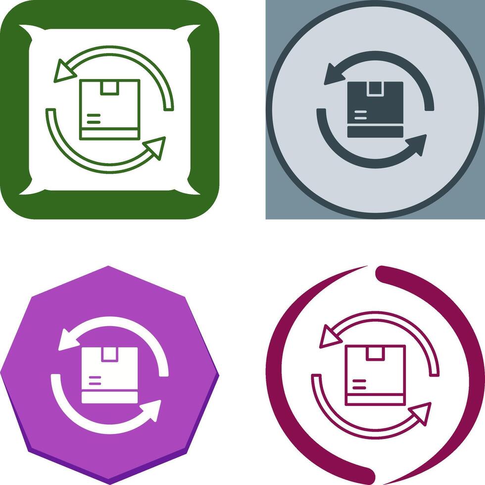Product Return Icon Design vector