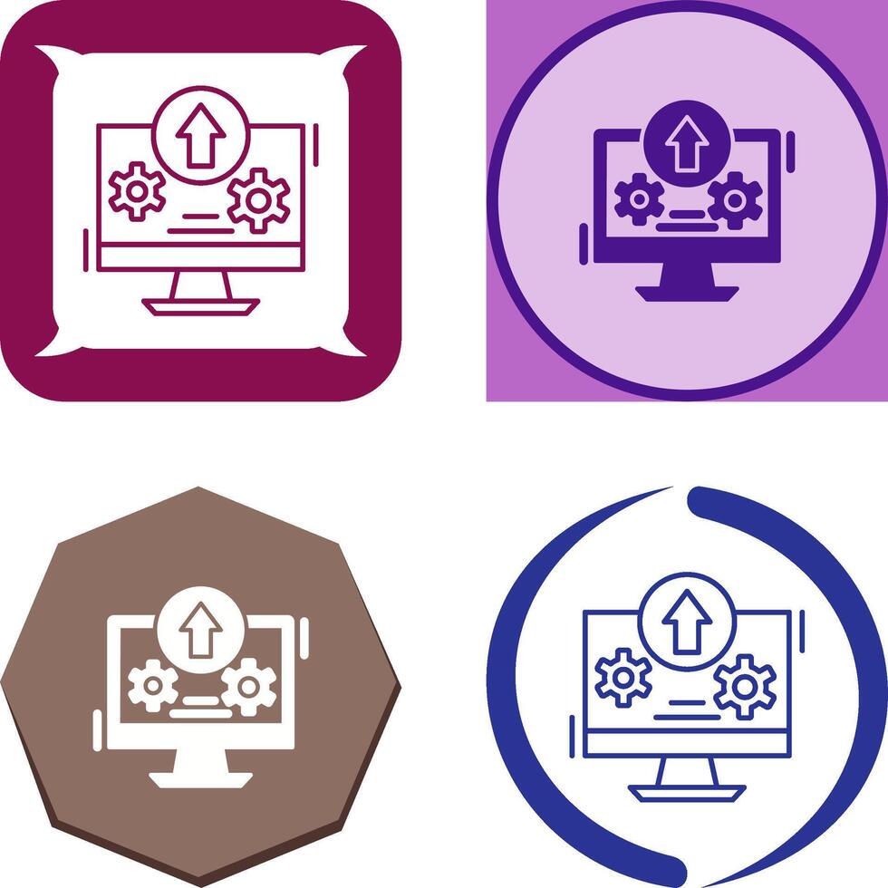 Upload Icon Design vector