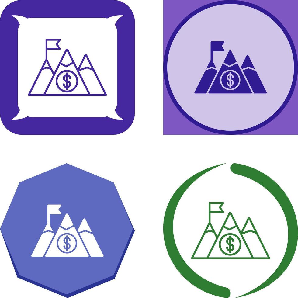 Mountain Icon Design vector