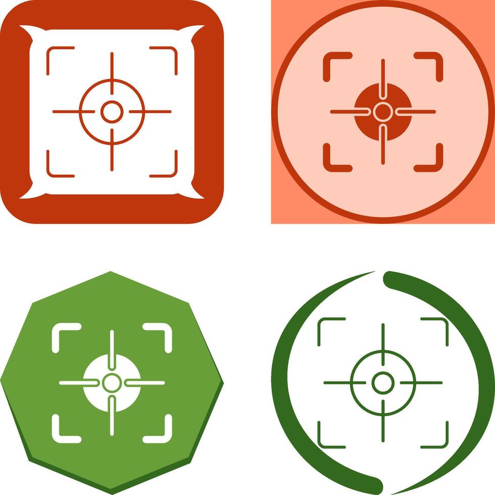 Focus Icon Design vector