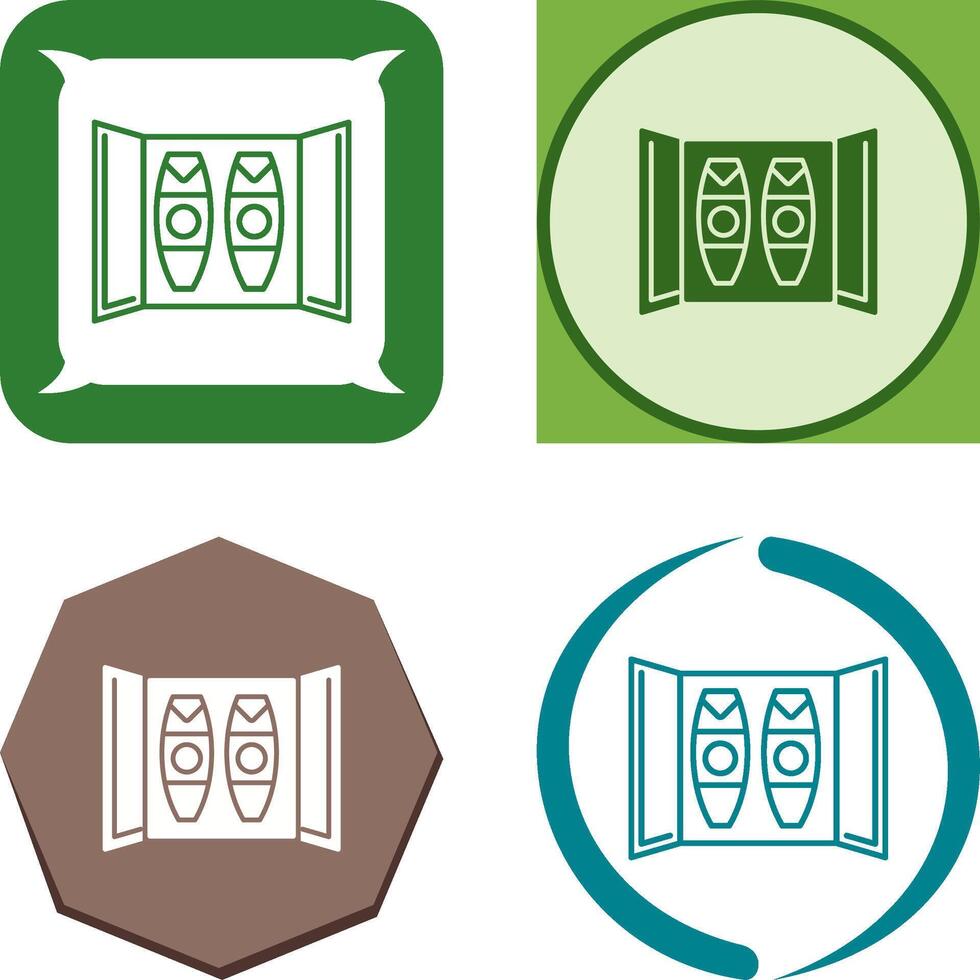 Cigar Box Icon Design vector