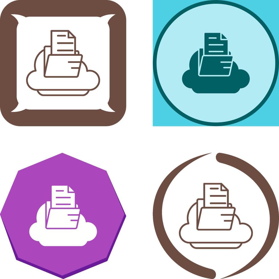 Cloud Icon Design vector