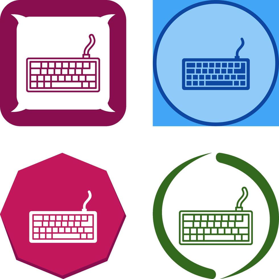Keyboard Icon Design vector
