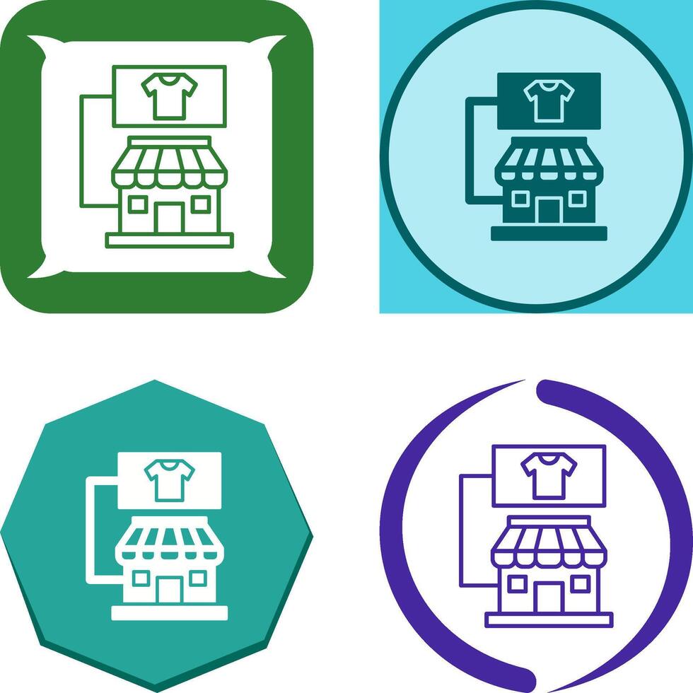 Store Icon Design vector