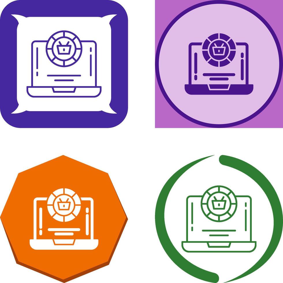 Token Icon Design vector