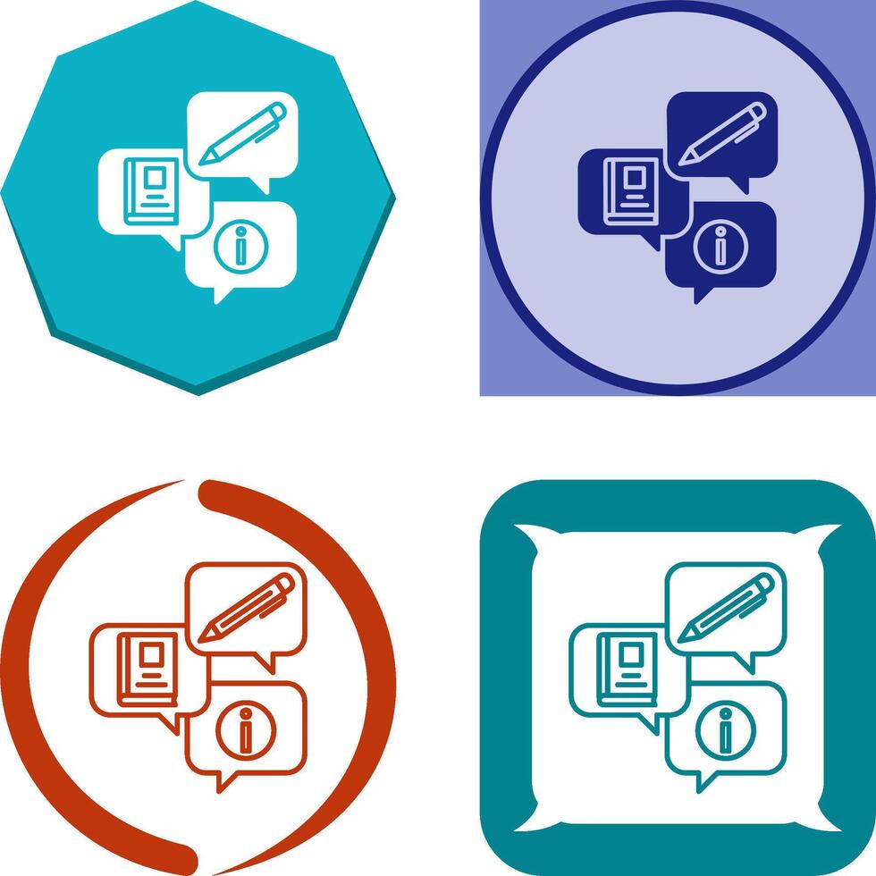Education Forum Icon Design vector