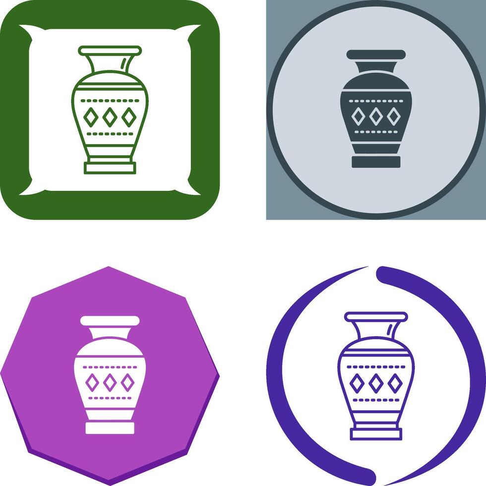 Vase Icon Design vector