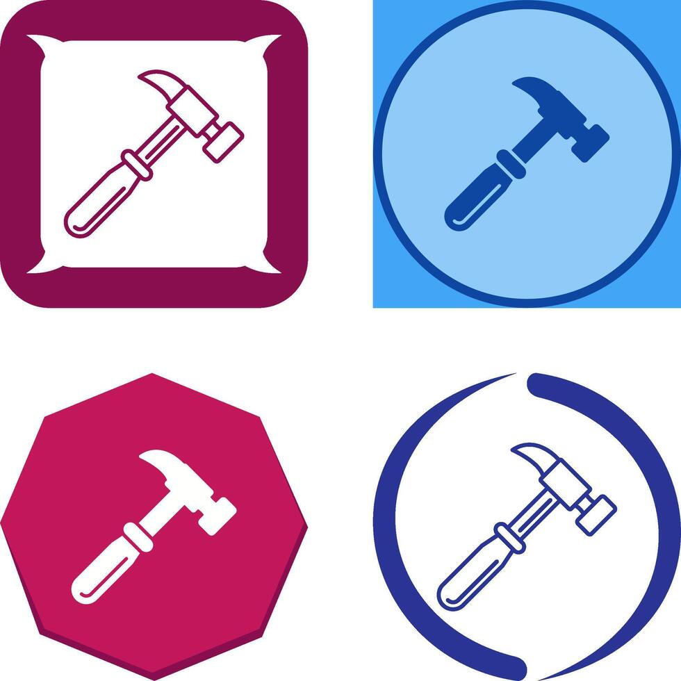 Hammer Icon Design vector