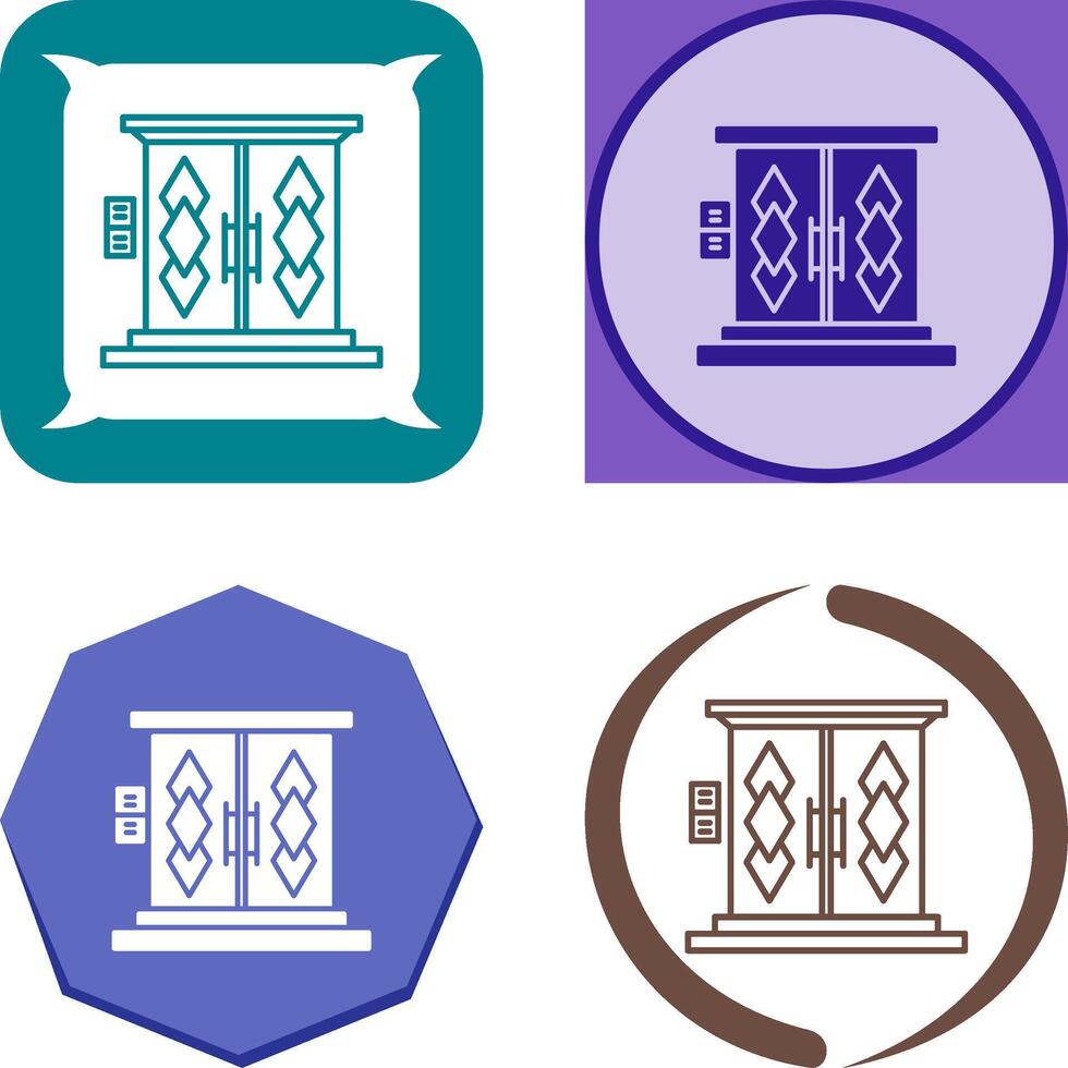Door Icon Design vector