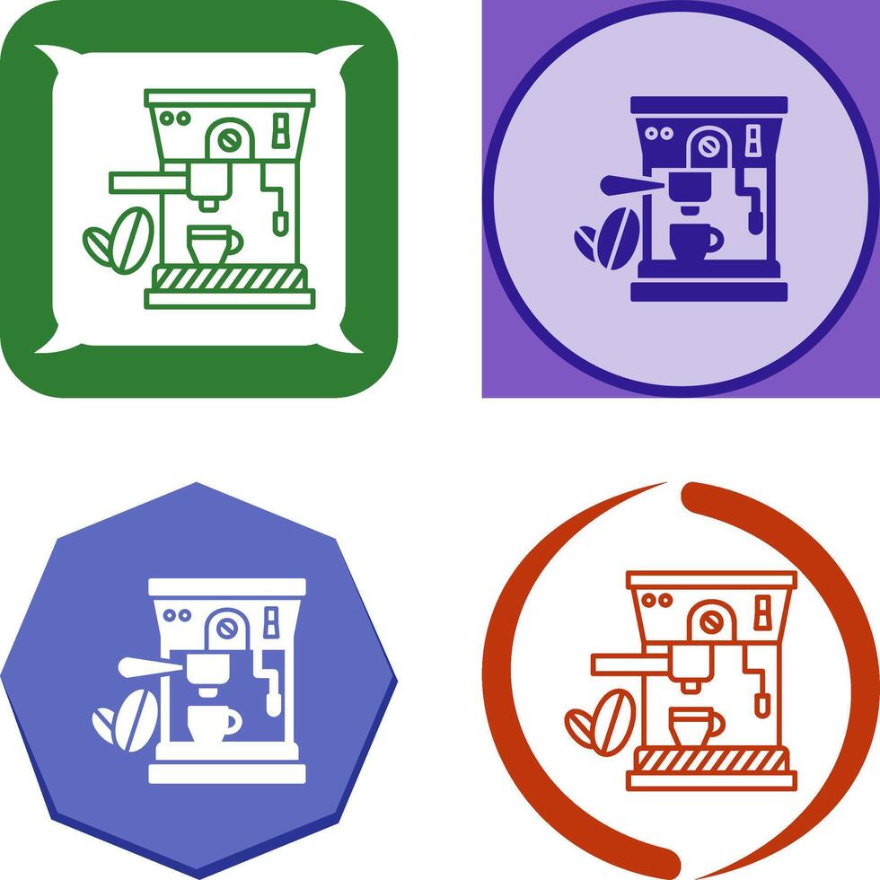 Coffee Machine Icon Design vector
