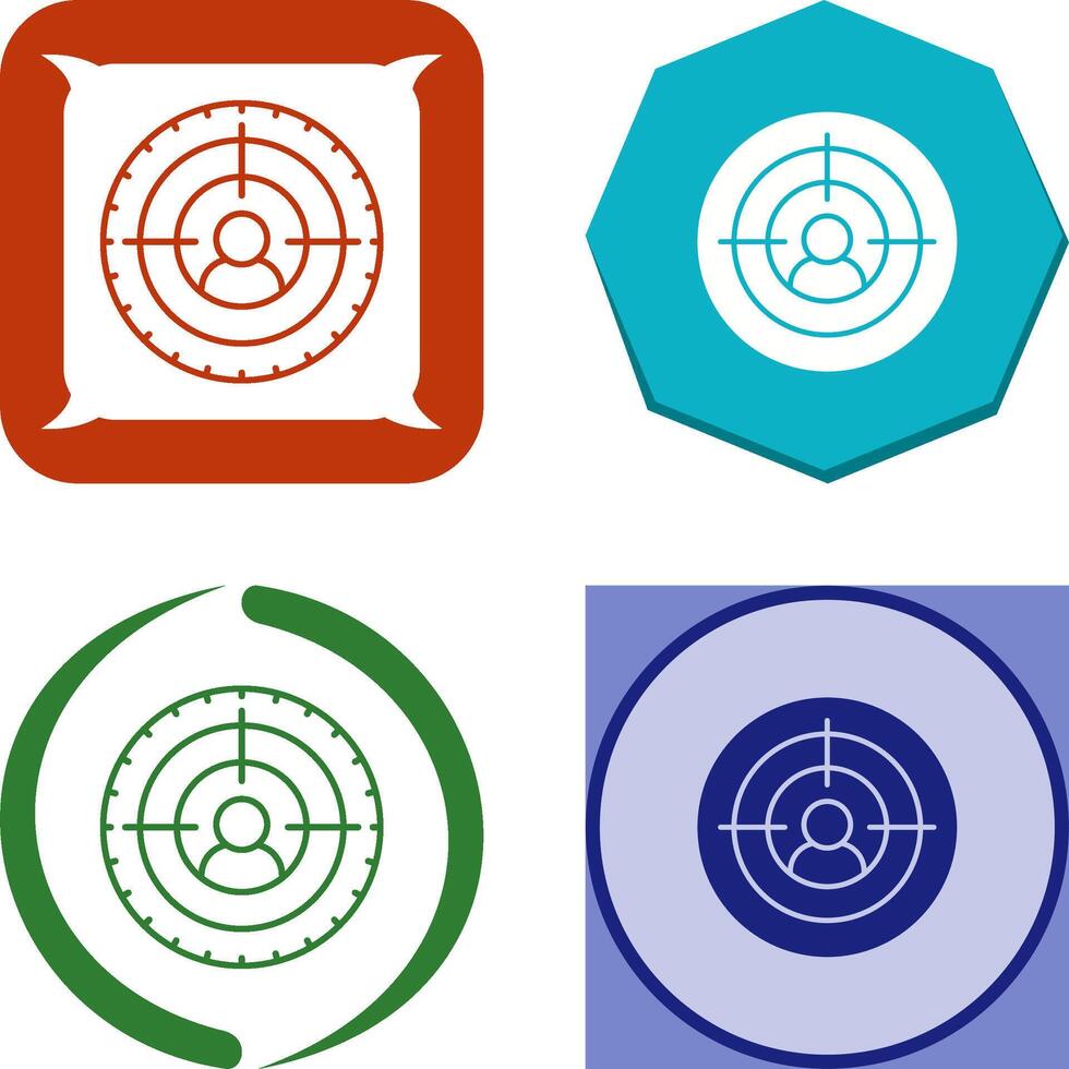 Goal Icon Design vector