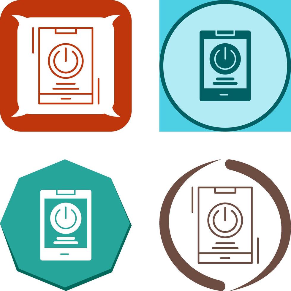 Power Icon Design vector