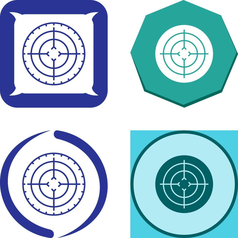 Target Icon Design vector
