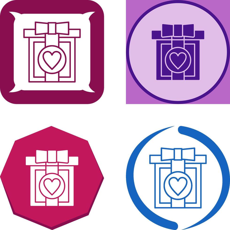 Gift Box Icon Design vector