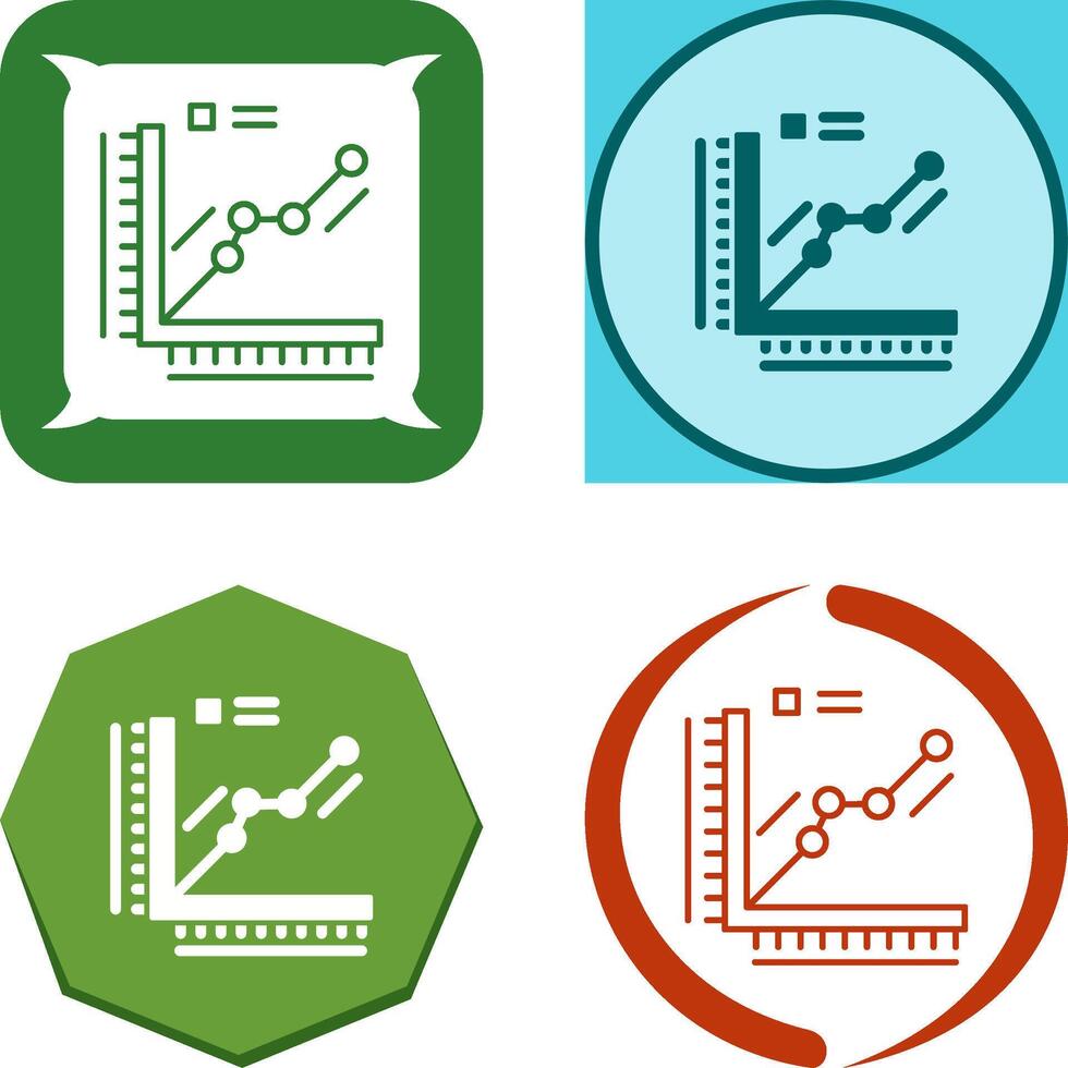 Graph Icon Design vector