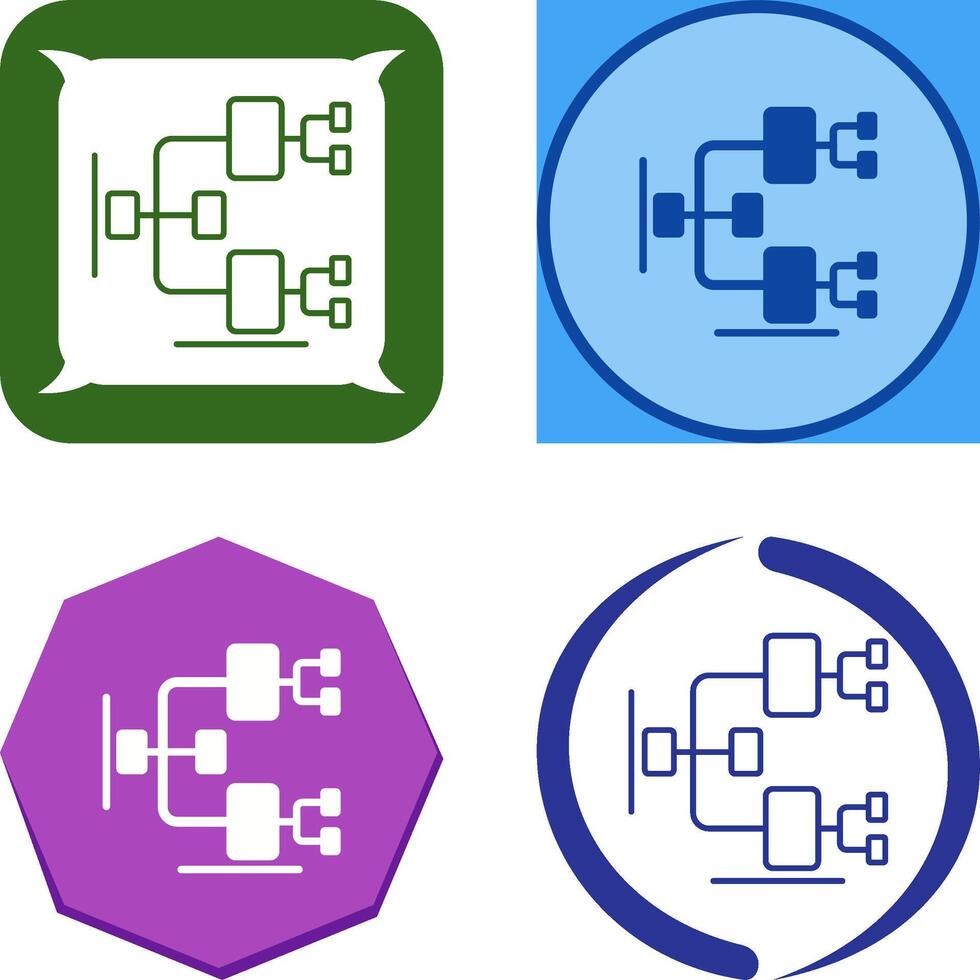 Chart Icon Design vector