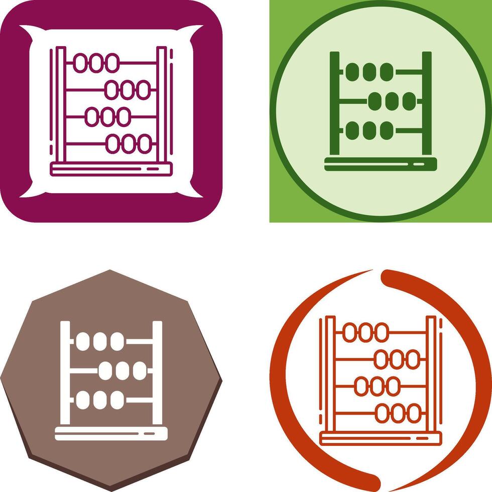Abacus Icon Design vector