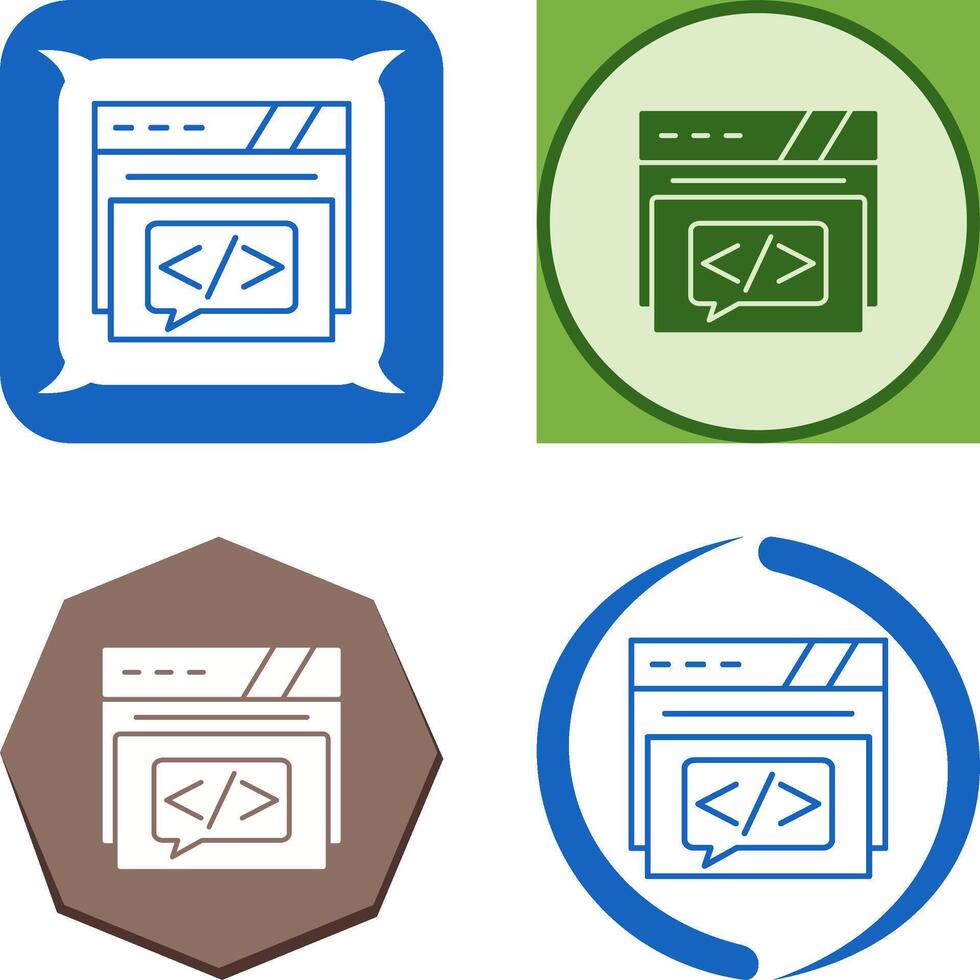 Message Icon Design vector